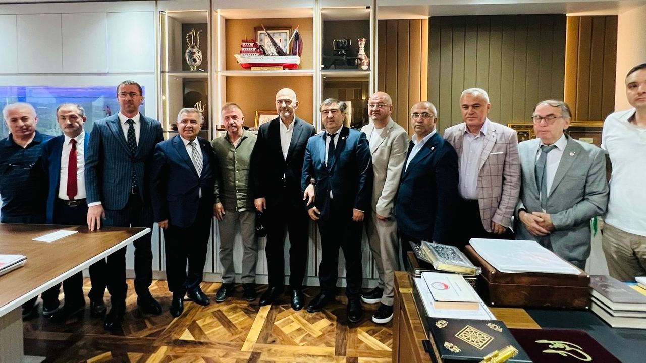 Süleyman Soylu’ya ASİAD heyetinden ziyaret