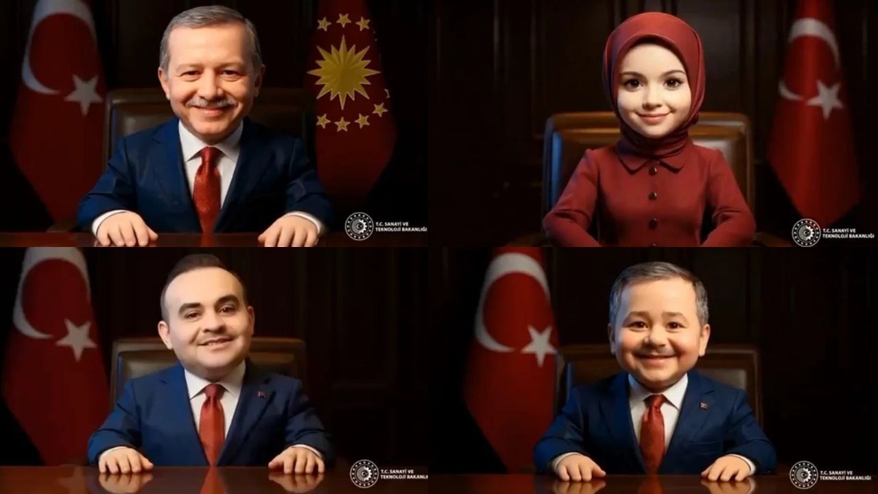 Bakan Kacır, Erdoğan ve kabine üyelerinin yapay zeka görsellerini paylaştı!