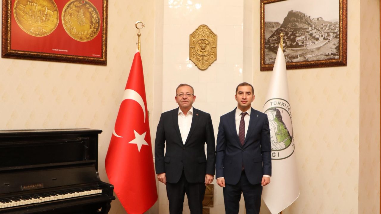 Kars Valisi Ziya Polat, Yargıtay Tetkik Hakimi Engin Şahin’i kabul etti