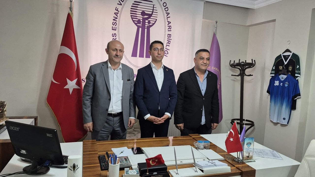 Damal Belediye Başkanı Kemal Çamlıyurt’tan KESOB Başkanı Murat Bakırhan’a ziyaret