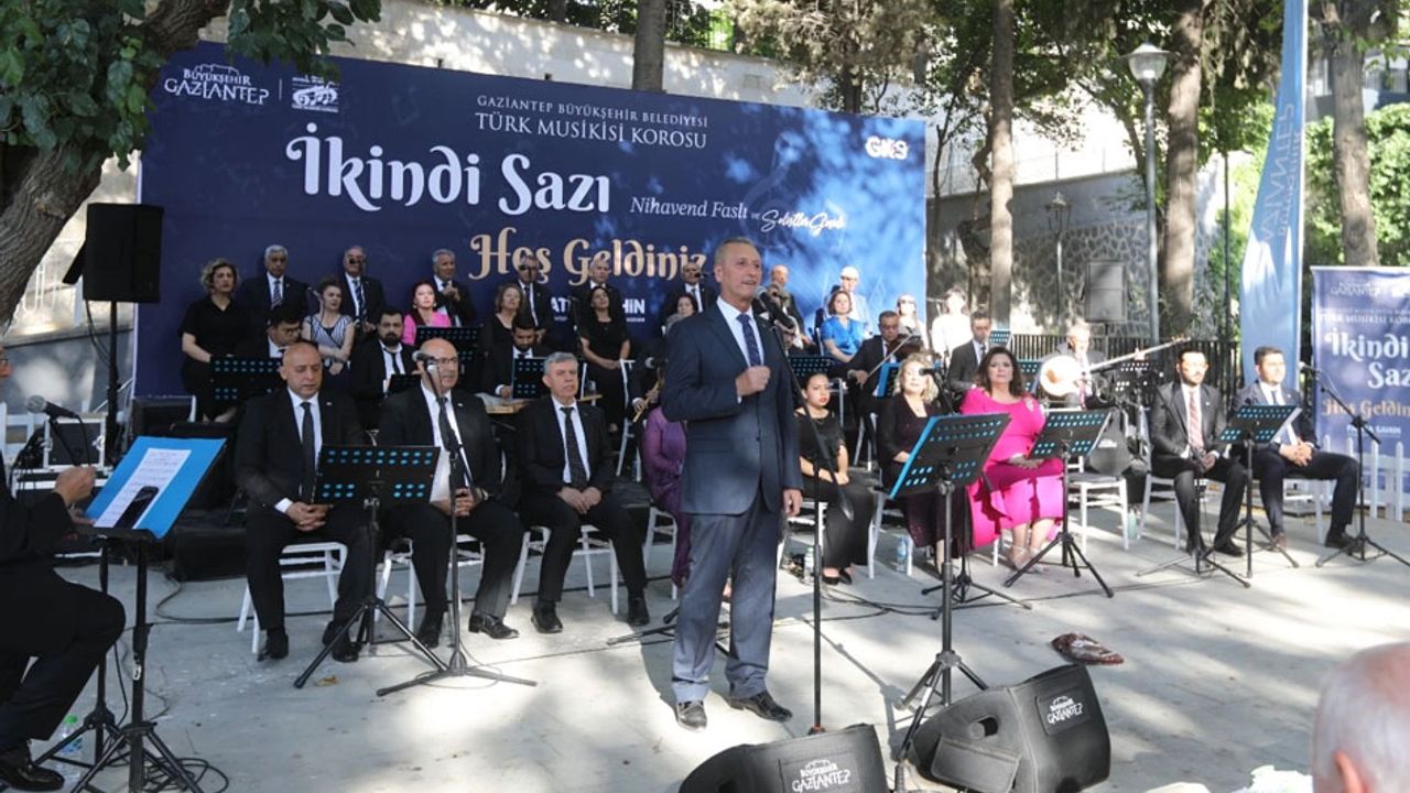 Gaziantep’te İkindi Sazı ile türküler yeniden yankılandı