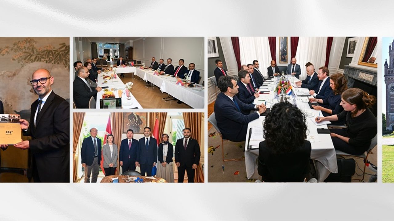 Bakan Tunç, Türkiye’nin Lahey Büyükelçiliği’ni ziyaret etti