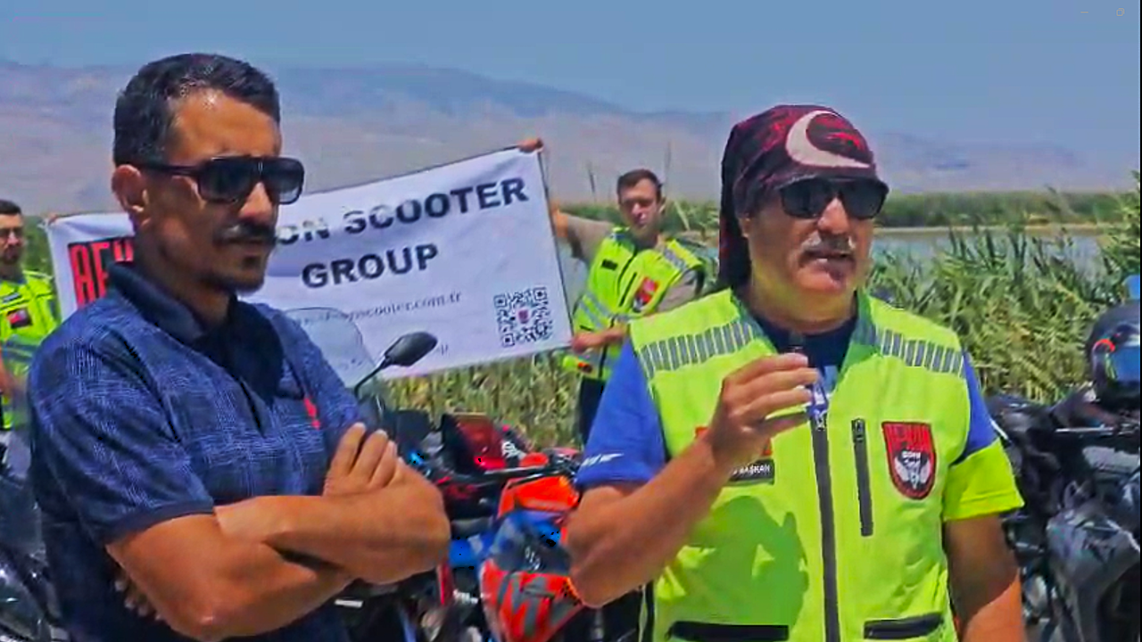 Motorlar Eber Gölü Yaşasın diye yürüdü!