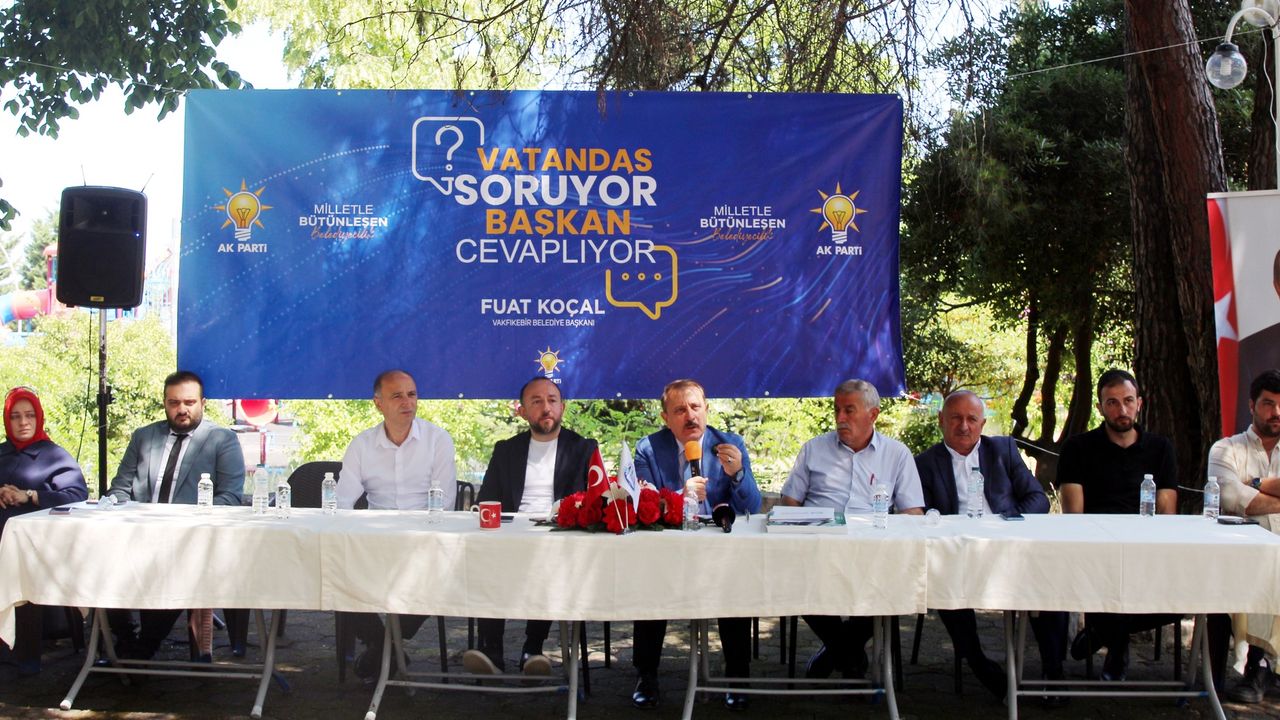 Başkan Koçal: “Vakfıkebir’e hizmet için gece gündüz çalışıyoruz”