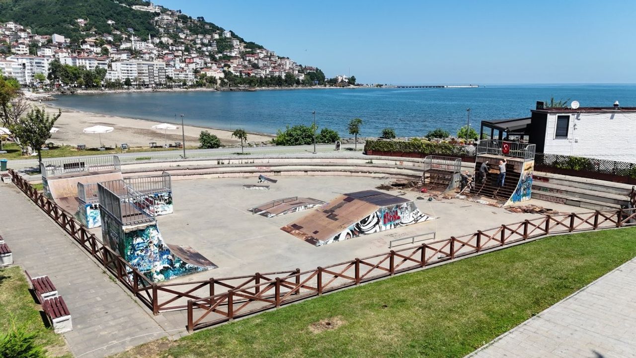 Altınordu skate park yenileniyor