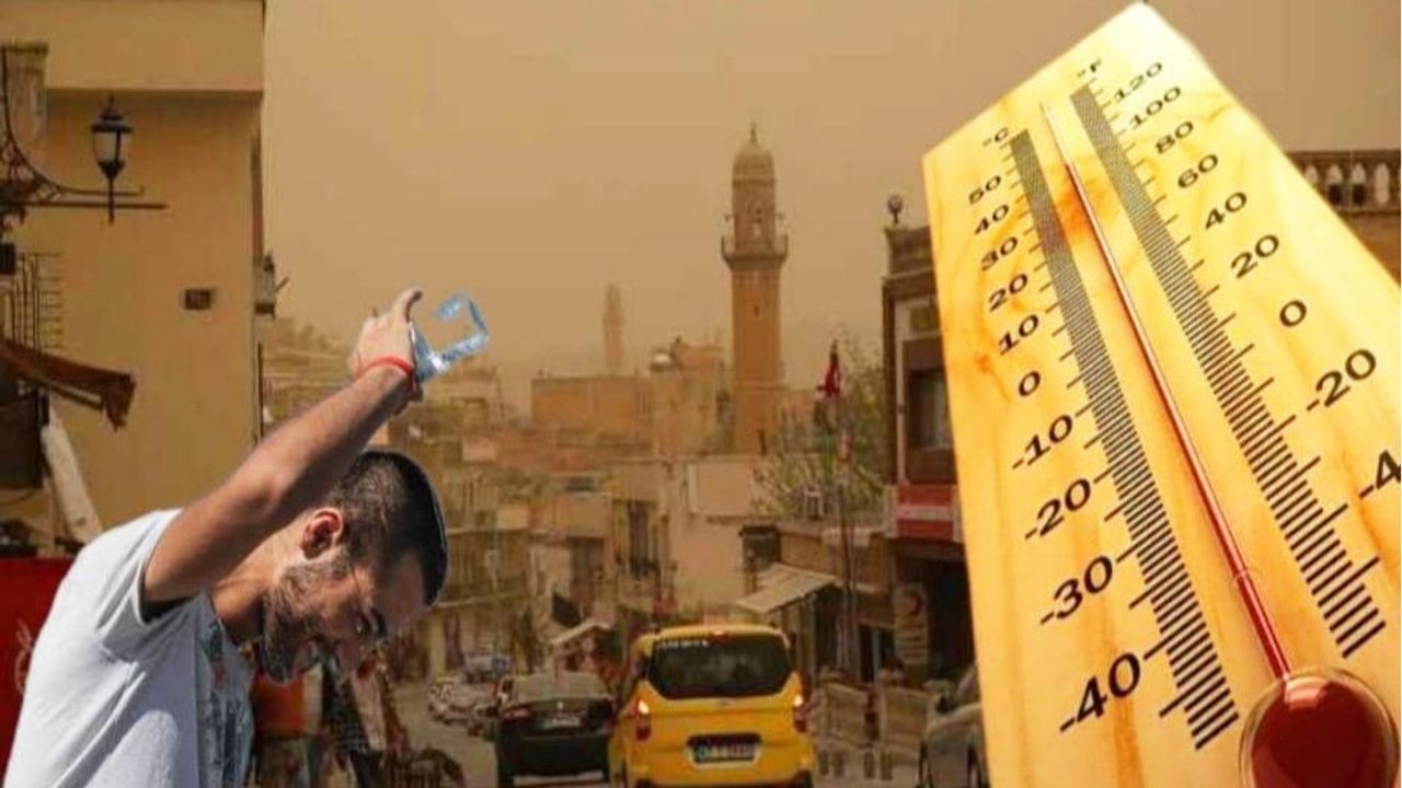 Mardin’de sıcaklık 44 dereceyi aştı!