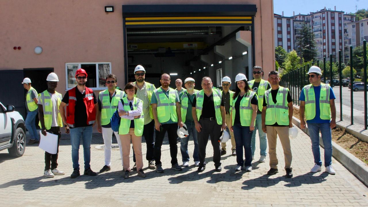 Atık su tesisi için bakanlık temsilcileri Giresun’da