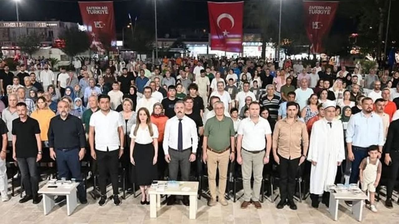 Kemer’de 15 Temmuz anma töreni