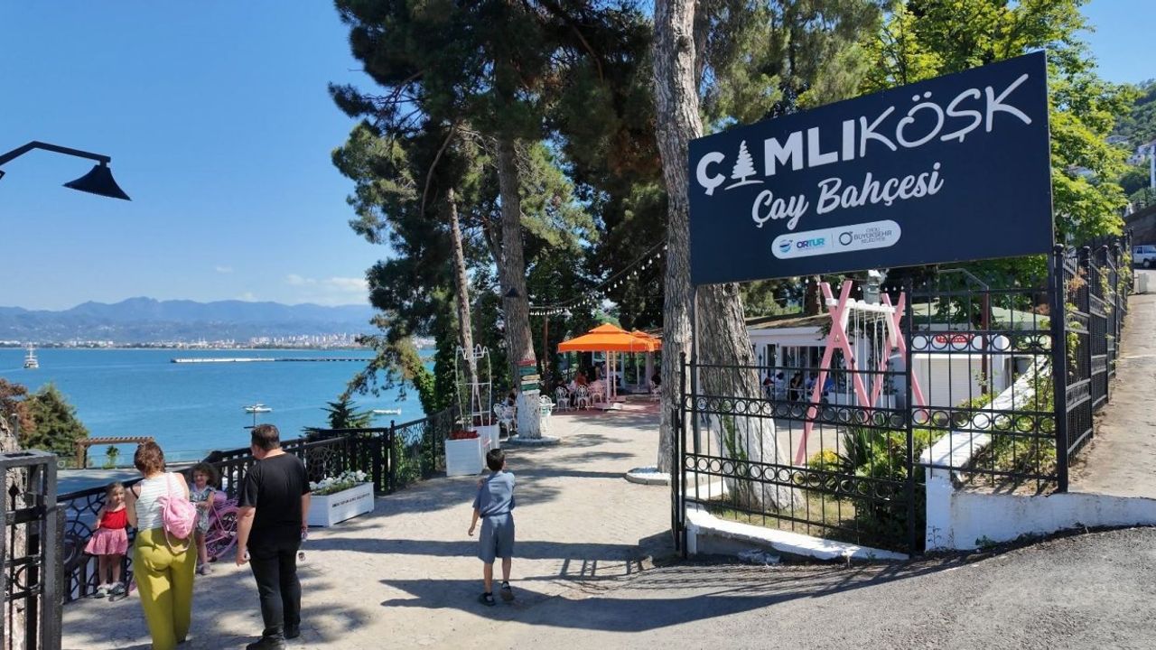 Altınordu sahilinde doğayla iç içe bir mekan: Çamlıköşk Çay Bahçesi