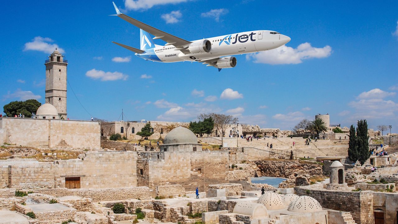 AJet Şam’dan sonra Halep’e uçuyor