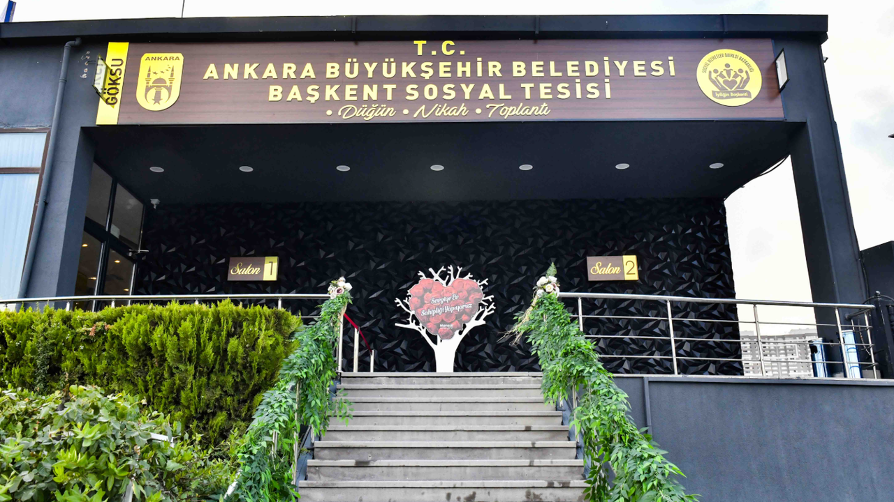 ra Büyükşehir Belediyesi’nden ücretsiz düğün salonu