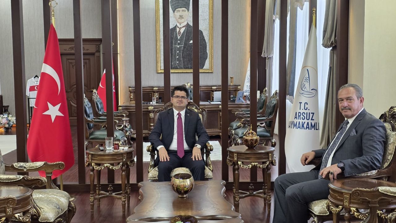 TİMBİR ve BHA’dan Arsuz Kaymakamı Fatih Eroğlu’na ziyaret