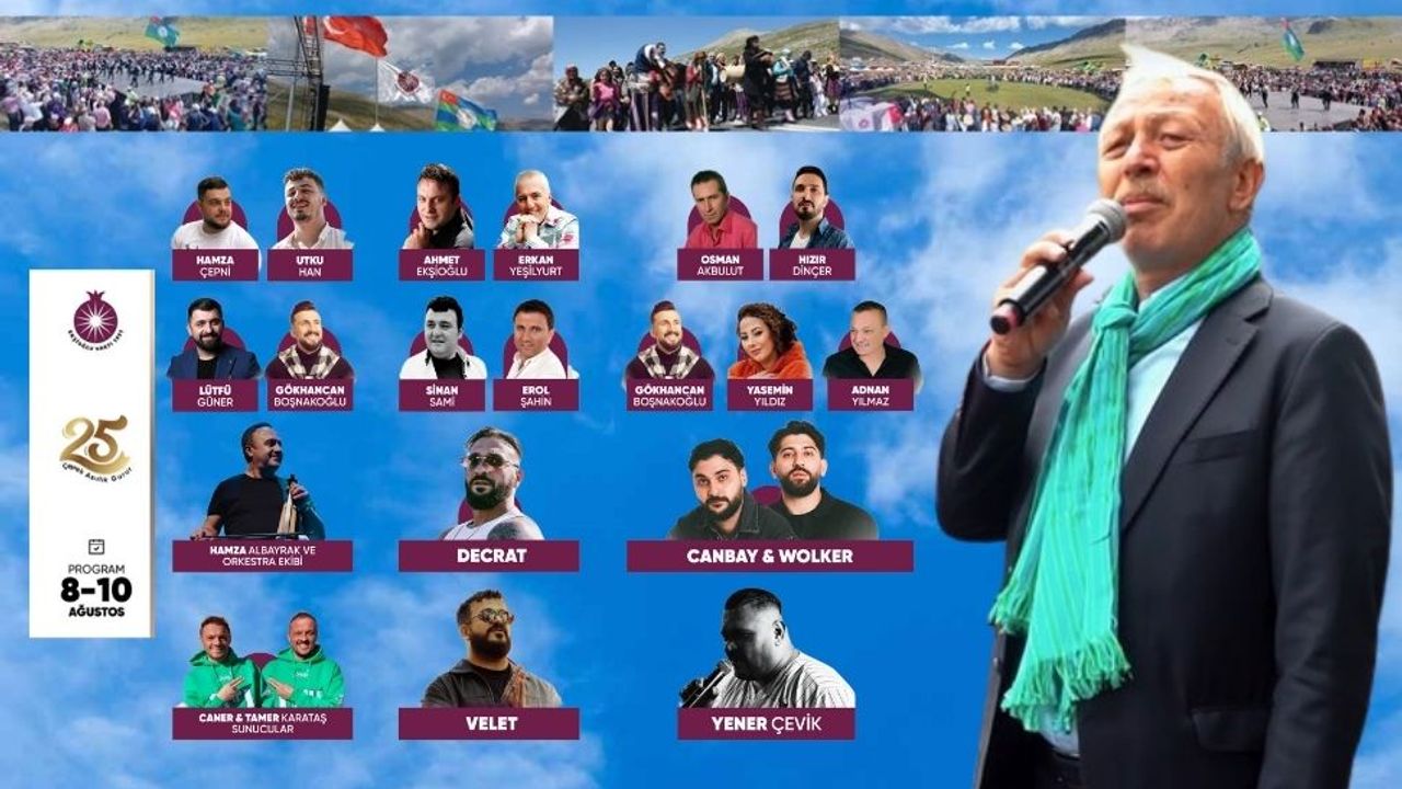 Ekşioğlu Vakfı 25. Ovit Yayla Şenlikleri başlıyor