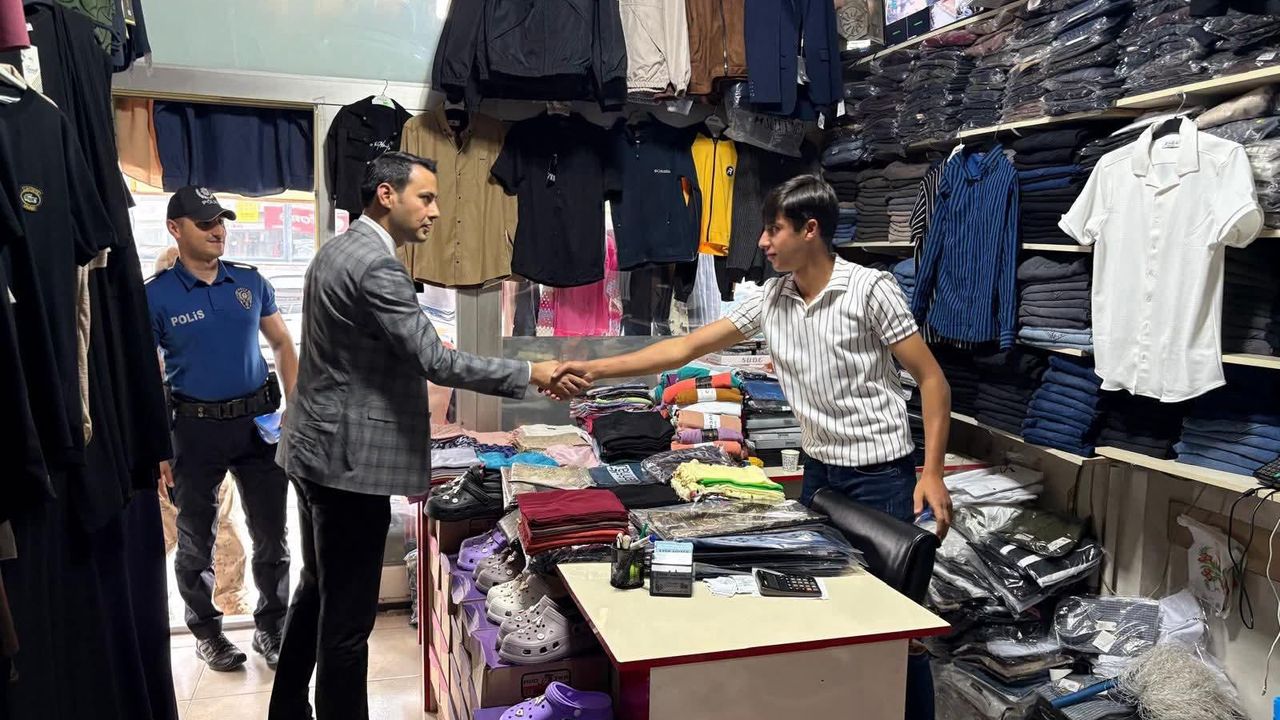 Kaymakam Mehmet Ali Semiz esanafla bir araya geldi