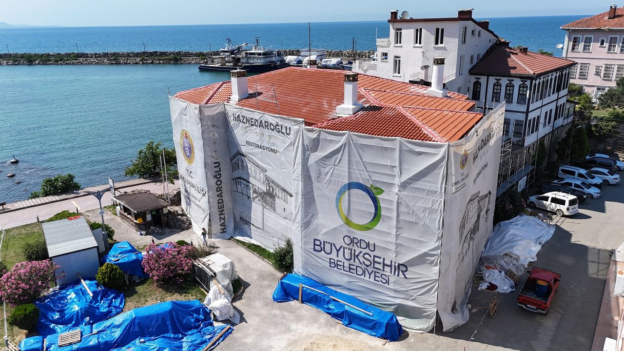 Haznedaroğlu Konağı’nda restorasyon tam gaz