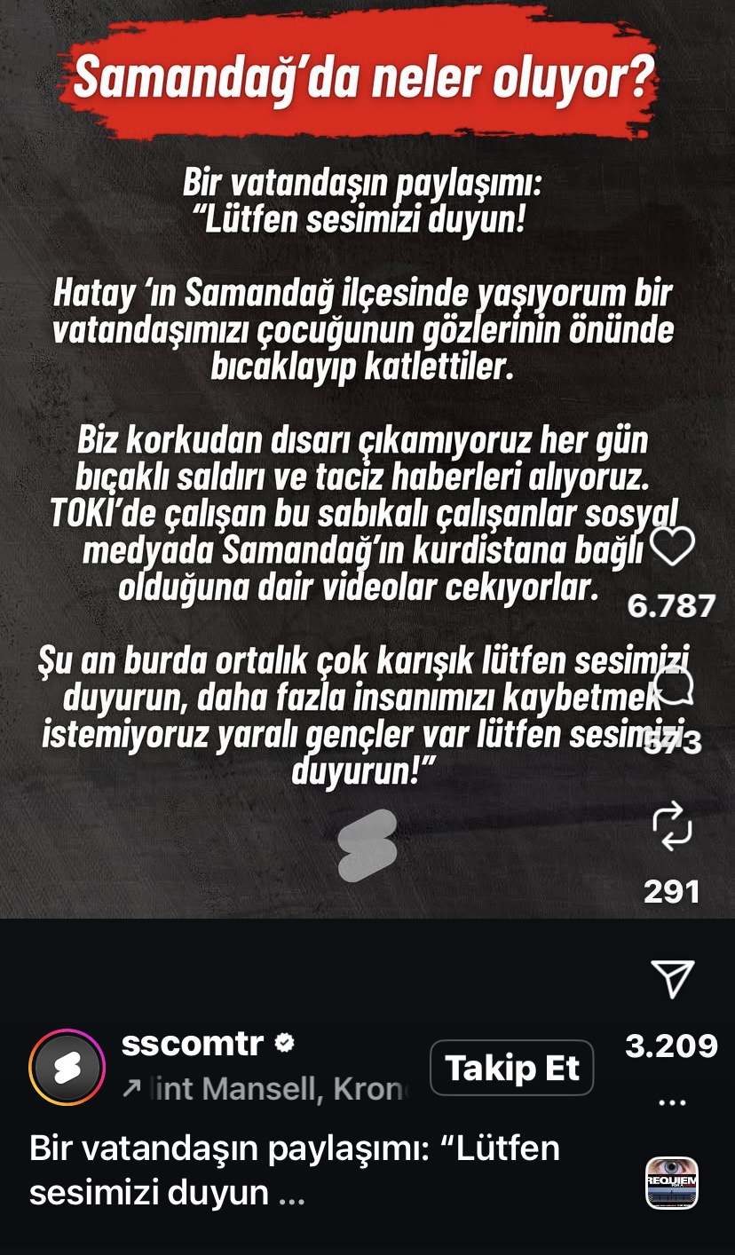 Samandağ’da Bıçaklı Saldırı Sonrası Güvenlik Endişesi