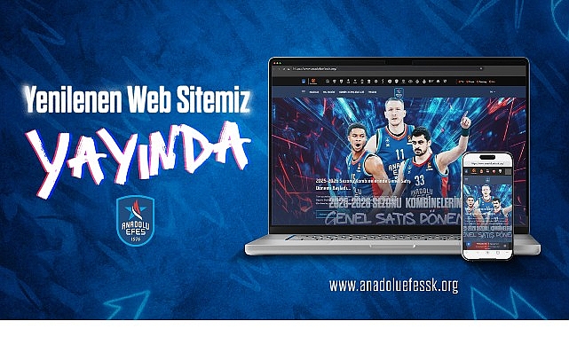 Anadolu Efes Spor Kulübü’nün resmi internet sitesi yenilendi