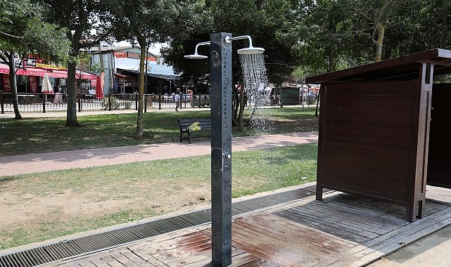 Büyükşehir’den sahillerde su tasarrufu hamlesi