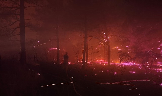 Çanakkale’ye yardıma giden İBB İtfaiyesi yoldayken Edirne Enez’deki yangına yönlendirildi