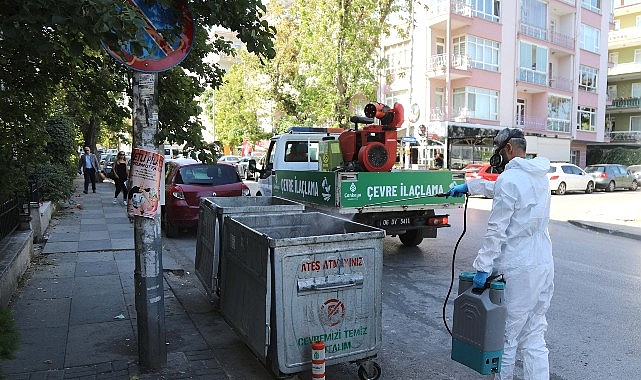 Çankaya’da İlaçlama Çalışmaları Sürüyor