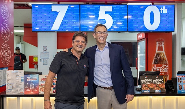 Domino’s Türkiye genelinde 750 şubeye ulaştı!