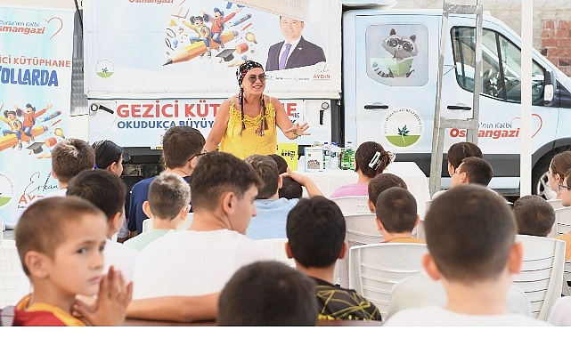 Gezici Kütüphane çocukları bilgiyle donatıyor