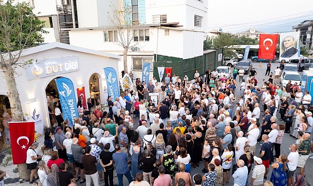 Güzelbahçe’de yeni bir sosyal yaşam alanı Güzbel Dut Dibi hizmete açıldı