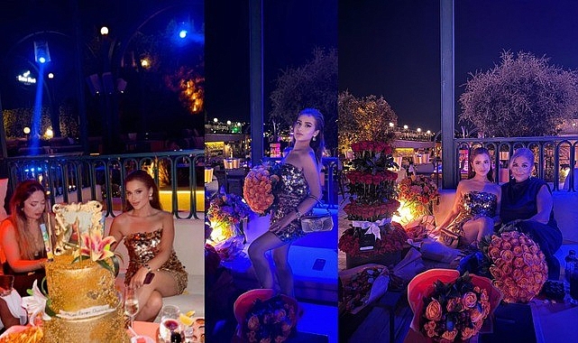 Melisa Özmen’e doğum gününde güller yağdı