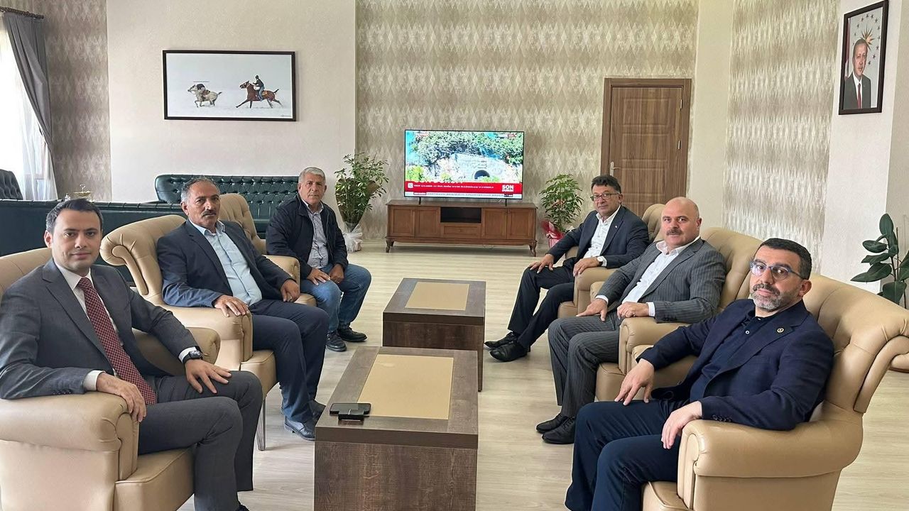 AK Parti Heyetinden Selim Kaymakamı Mehmet Ali Semiz’e ziyaret