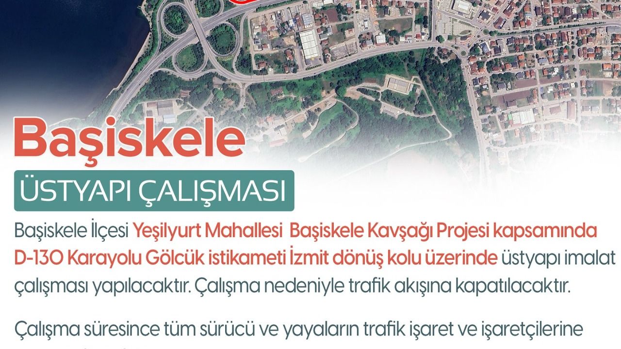 Yuvacık Kavşağı’nda trafik düzenlemesi