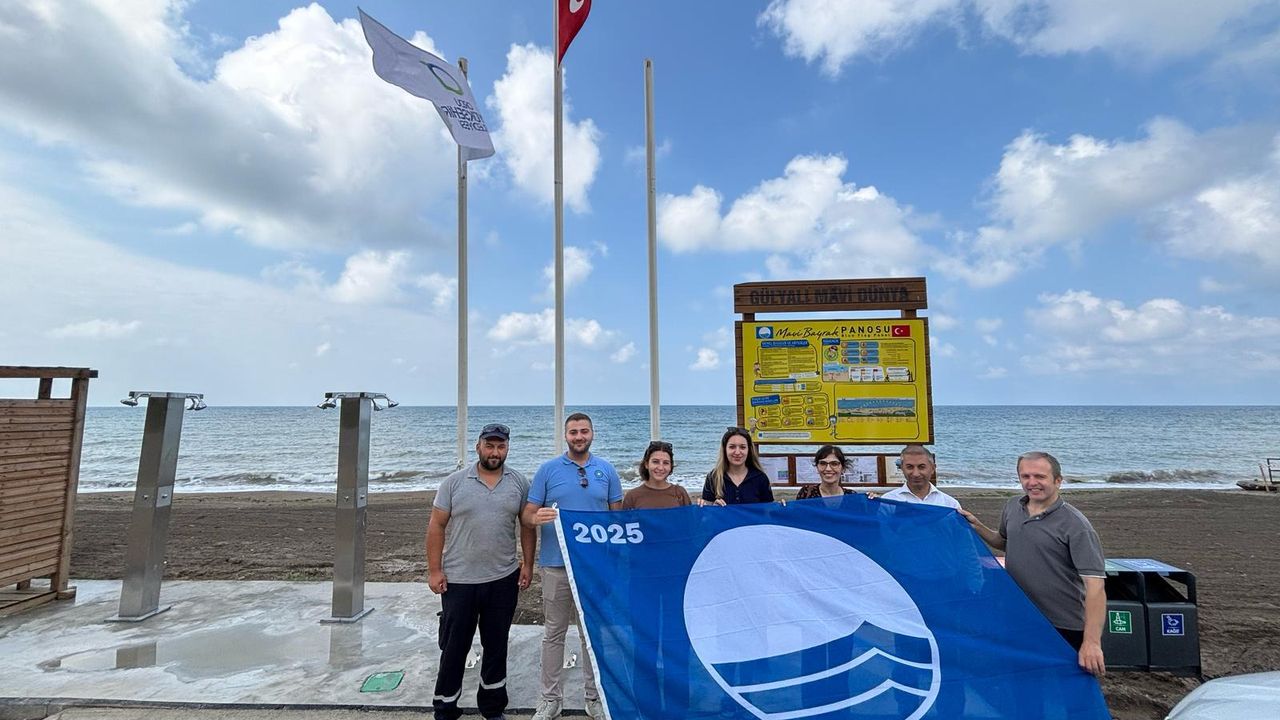 Ordu’da plajlara “Mavi Bayrak”