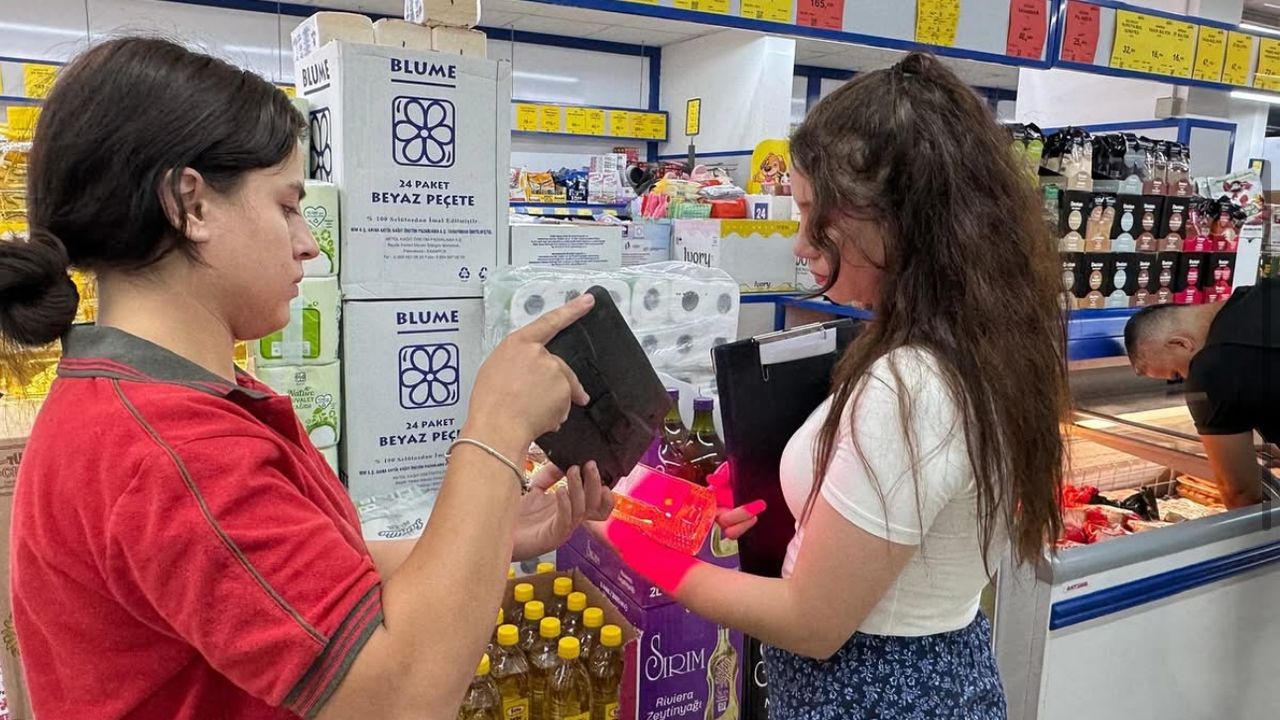 Zabıta’dan Antalya marketlerinde denetim