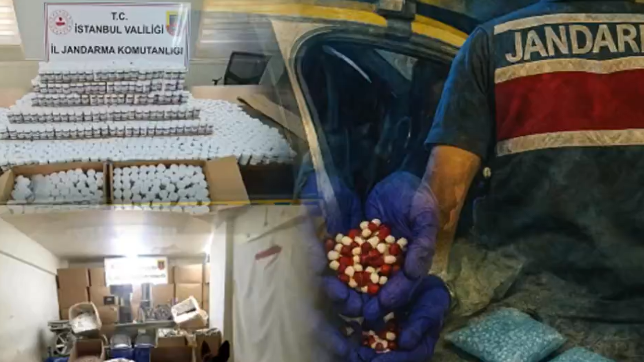 İstanbul’da 2 milyona yakın uyuşturucu hap ele geçirildi
