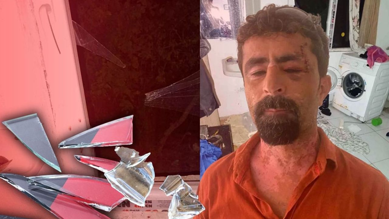 Serik’te damat dehşet saçtı: Kayınpederine cam parçalarıyla saldırdı