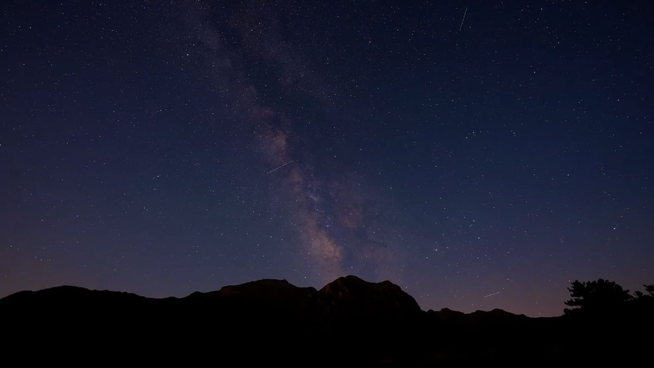 Isparta Melikler Yaylası’nda perseid meteor yağmuru büyüledi