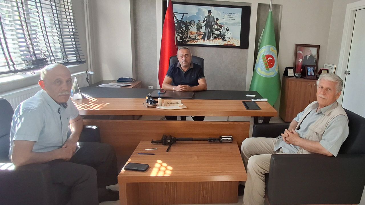 DP Beypazarı İlçe Başkanı Enver Atak’tan Ziraat Odası’na ziyaret