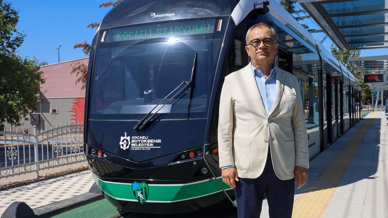 Kocaeli Alikahya Tramvay Hattı’nda iki istasyon devrede