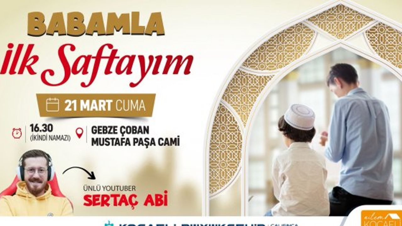 YouTuber Sertaç Abi, Gebze’de çocuklarla buluşuyor