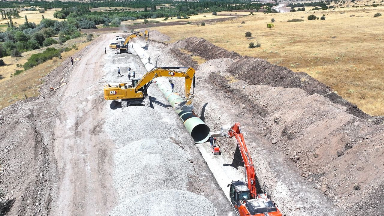 Malatya Yoncalı sulamasında çalışmalar sürüyor