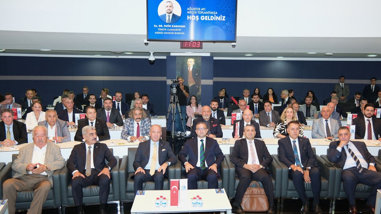 ra Sanayi Odası’nın konuğu Merkez Bankası Başkanı Fatih Karahan oldu