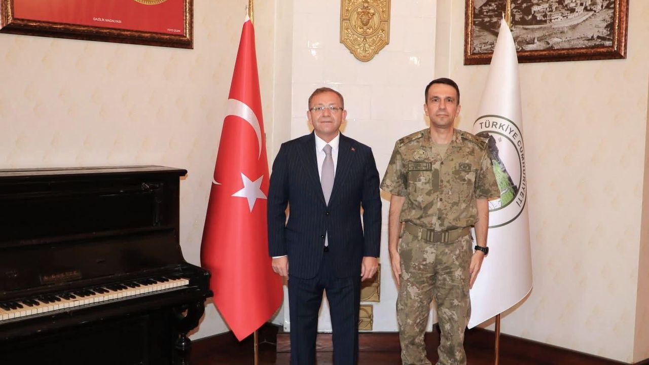 Vali Ziya Polat, Tuğgeneral Nail Türe’yi makamında ağırladı