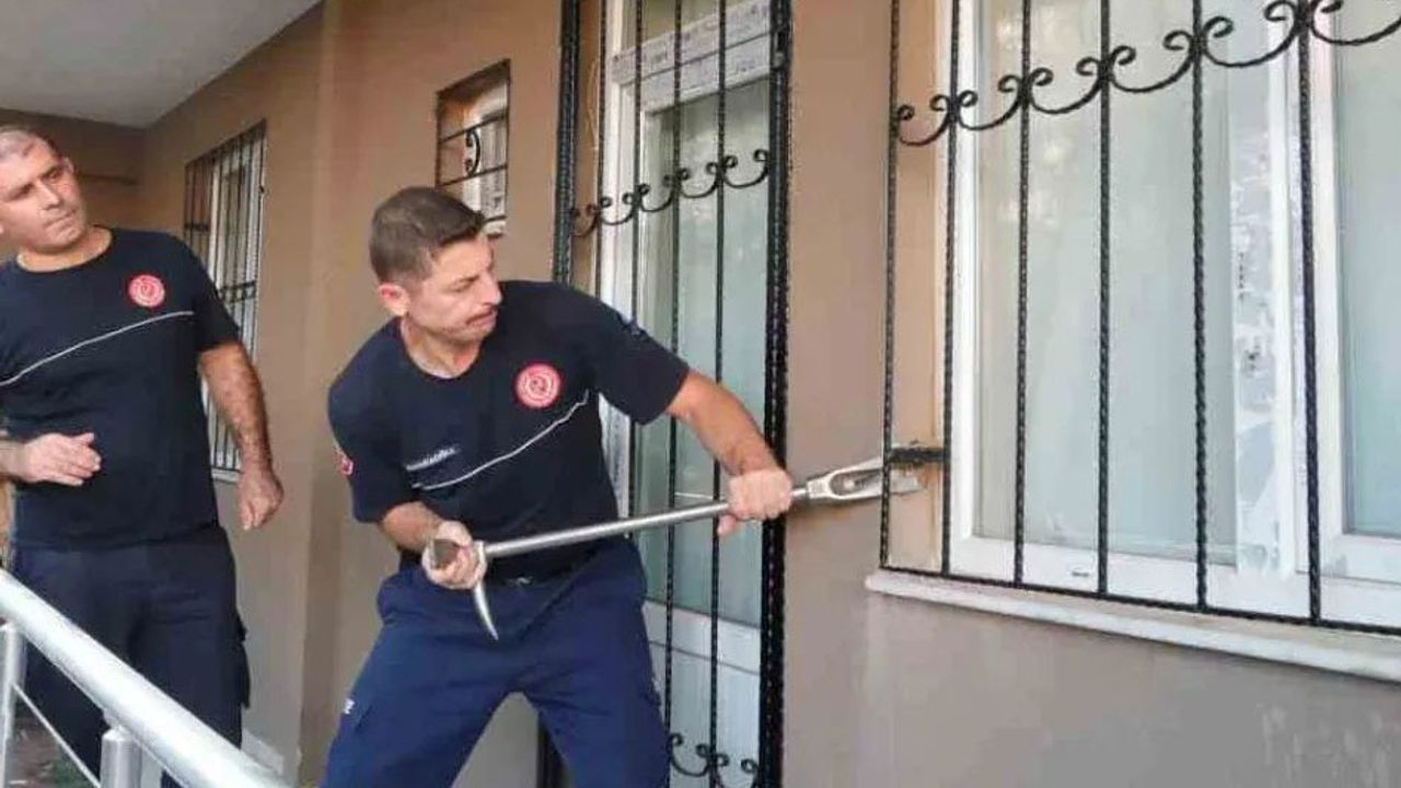 Apartmana yeni taşınan yaşlı çift alarma neden oldu