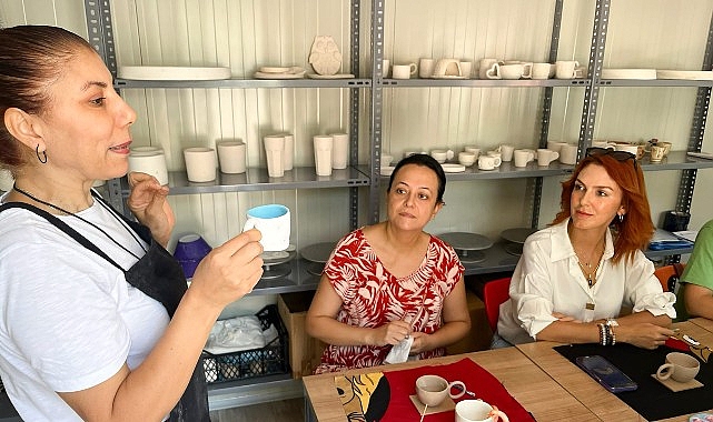 Yenişehir Belediyesinden kadınlara yönelik seramik sanatı eğitimi