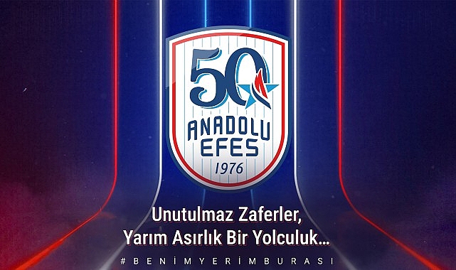 Anadolu Efes Spor Kulübü, 50. Sezonuna 50. Yıl Logosu ile Başlıyor