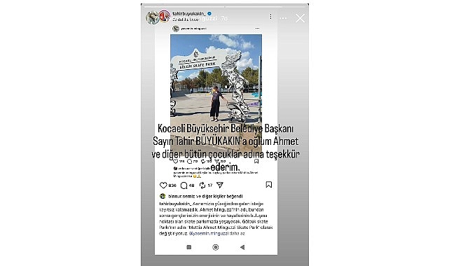 Anne Minguzzi’den Başkan Büyükakın’a teşekkür