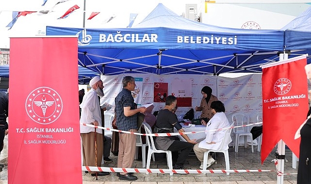 Bağcılar Meydanı’nda ücretsiz sağlık hizmeti
