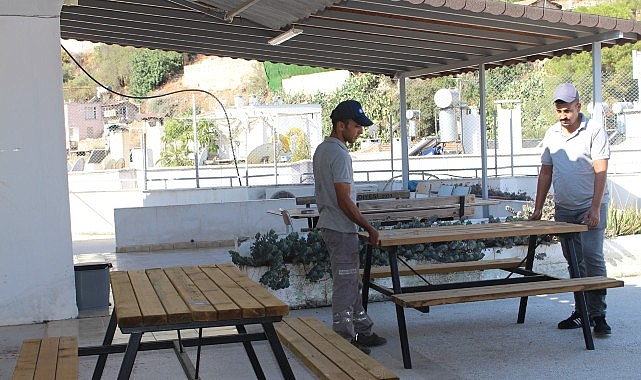 Büyükşehir’den bank ve piknik masası desteği