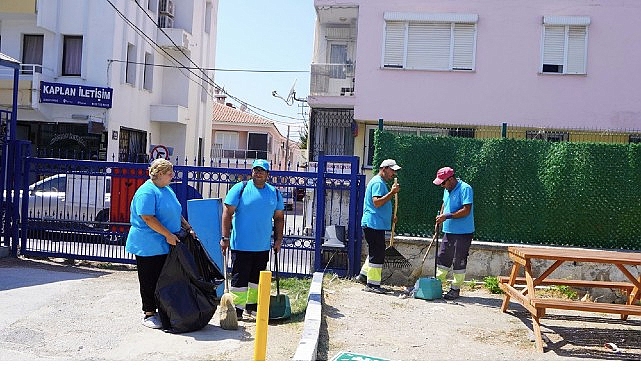 Çeşme Belediyesi’nden Yeni Eğitim-Öğretim Yılı Öncesi Büyük Temizlik