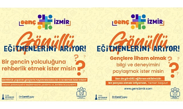 Genç İzmir gönüllü eğitmenlerini arıyor