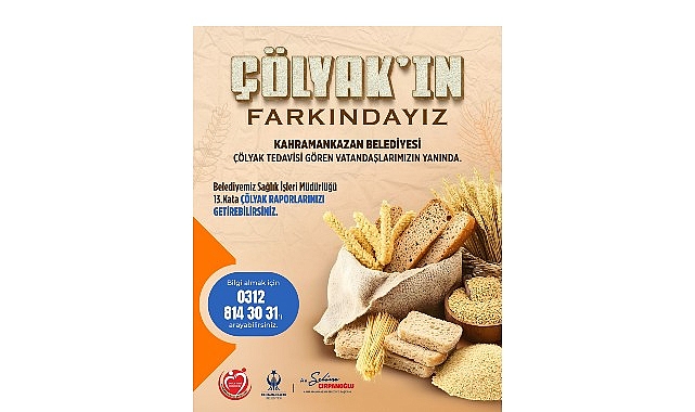 Kahramankazan Belediyesi’nden Çölyak Hastalarına Destek